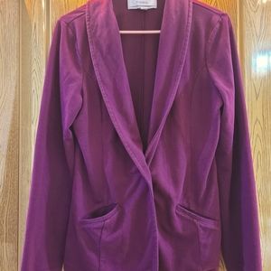 Caslon knit one-button blazer